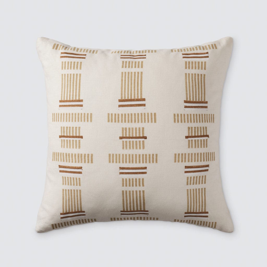 Contemporary Coastal Woven Decorative Pillow