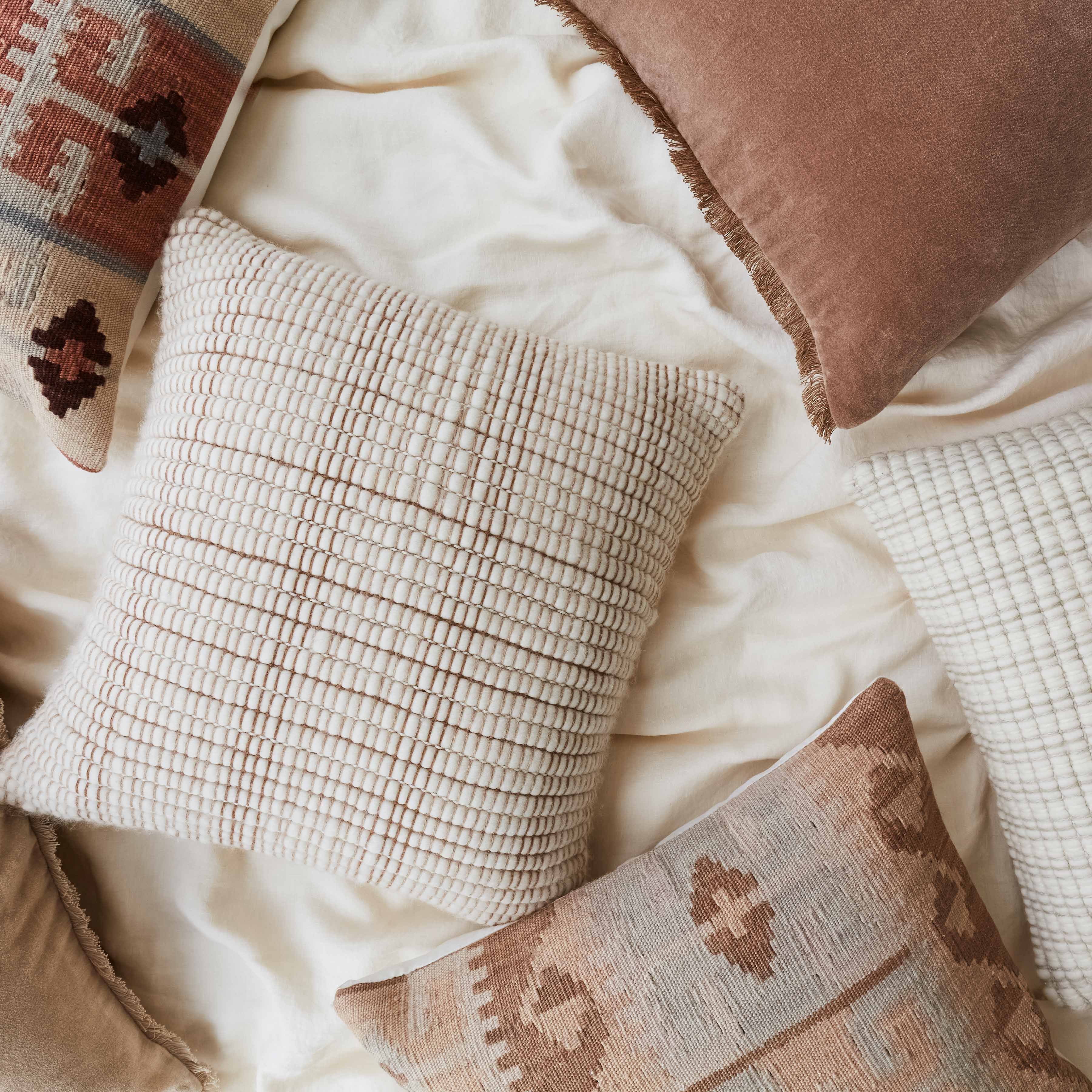 Artisan Subtle Woven Decorative Pillow - Image 2