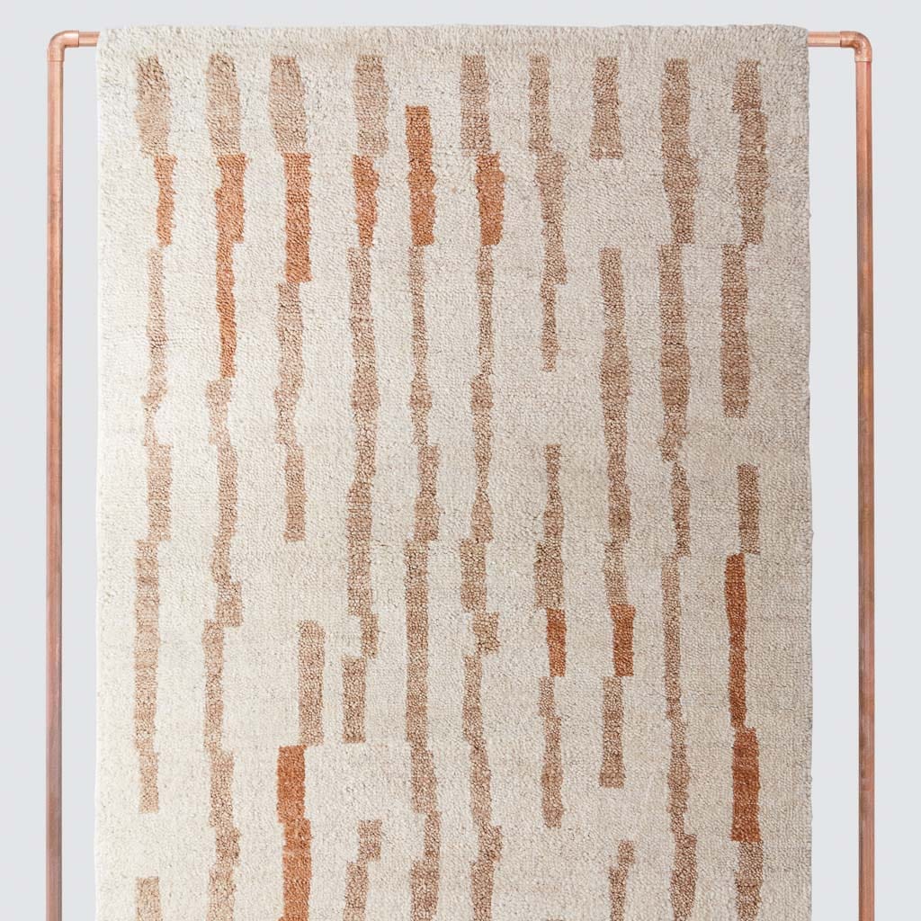 Woven Natural Hand-Knotted Area Rug