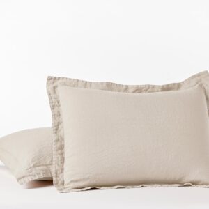 Natural Relaxed Linen Pillow Sham for Everyday Comfort