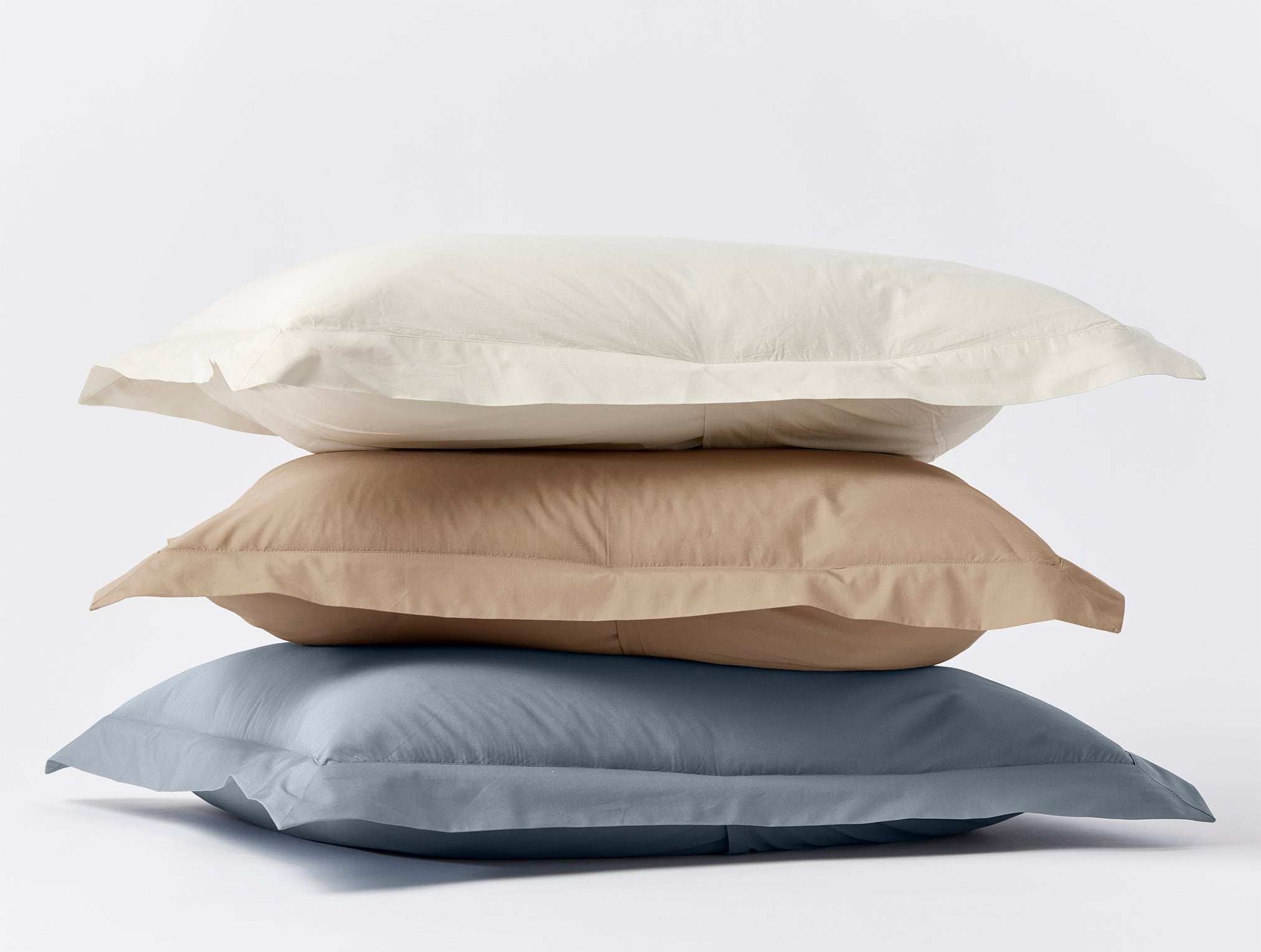 Natural Classic Percale Pillow Sham for Everyday Comfort - Image 3
