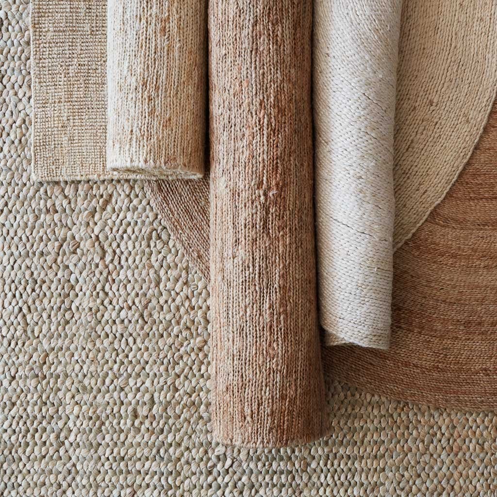 Natural Handwoven Jute Area Rug - Image 7