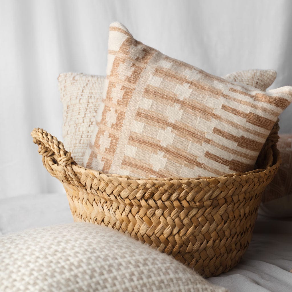 Modern Layered Woven Decorative Pillow - Image 5