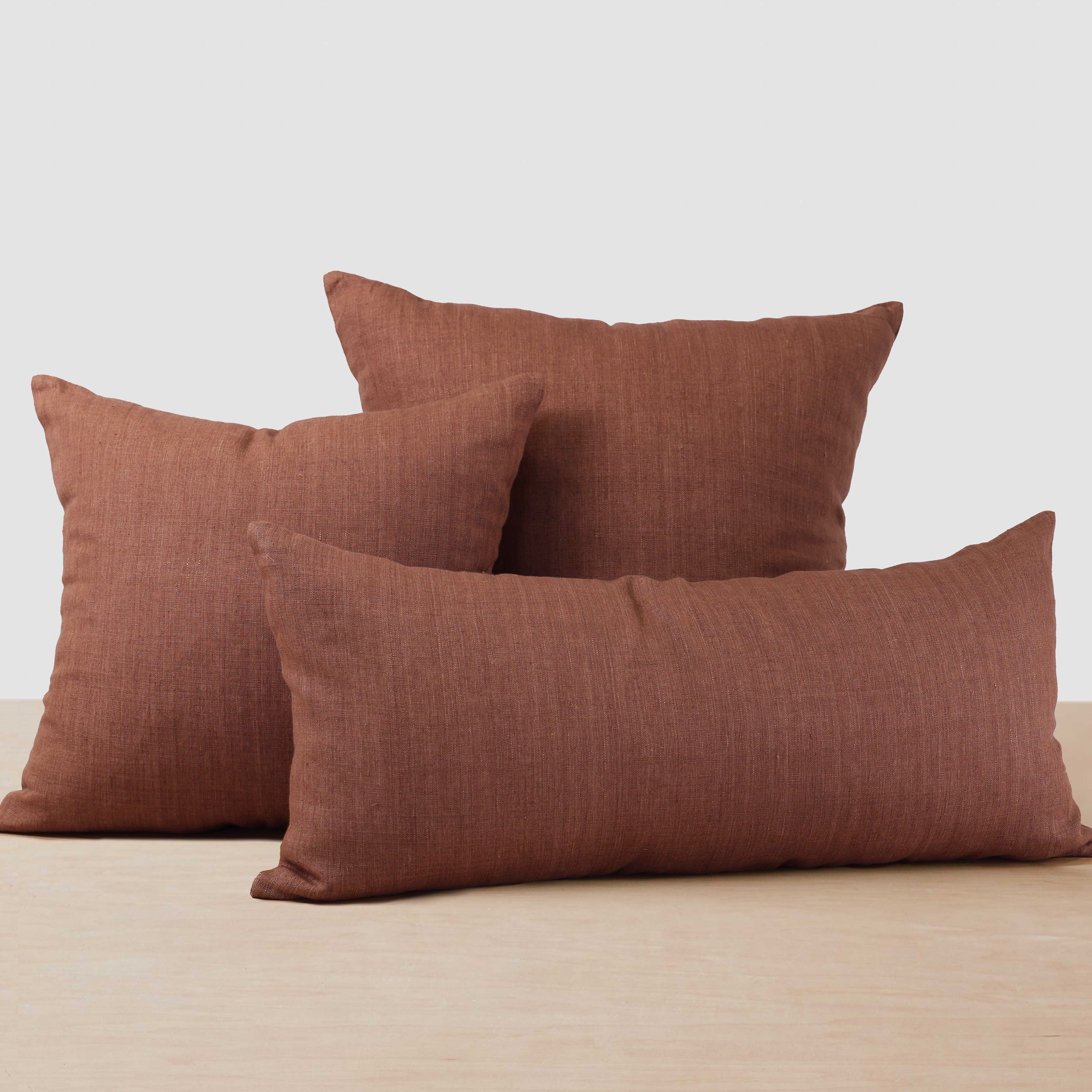 Refined Tonal Linen Decorative Pillow - Image 3