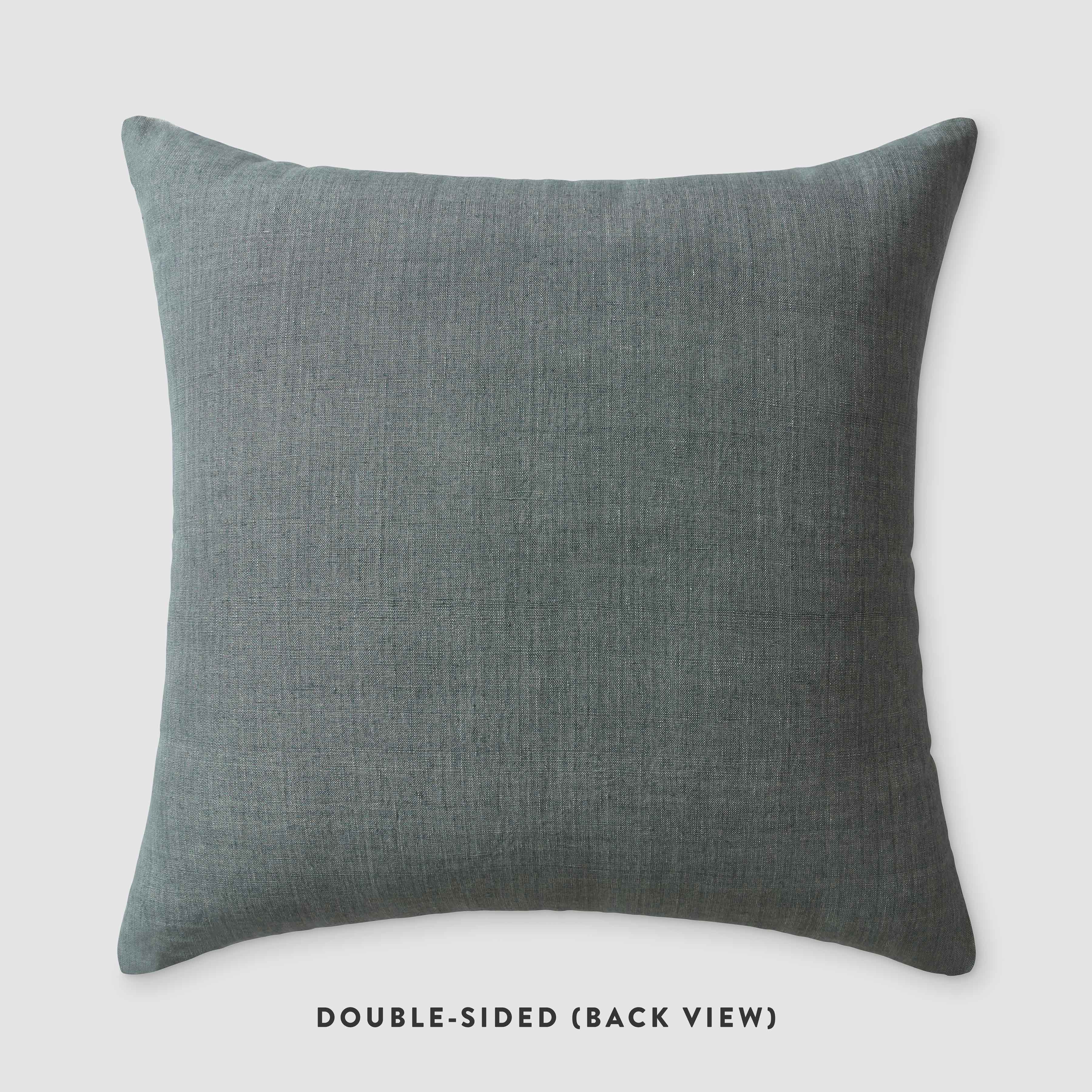 Refined Tonal Linen Decorative Pillow - Image 36