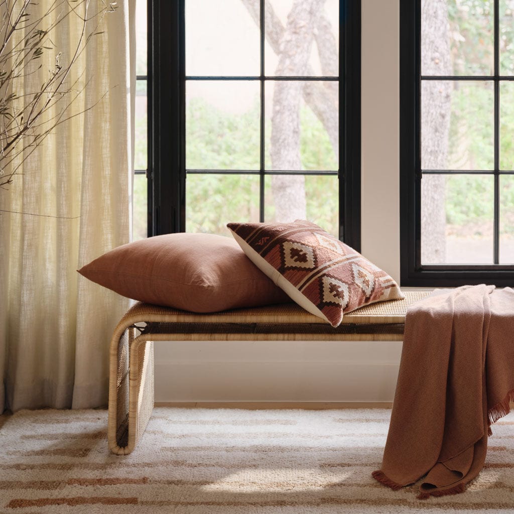 Refined Tonal Linen Decorative Pillow - Image 9