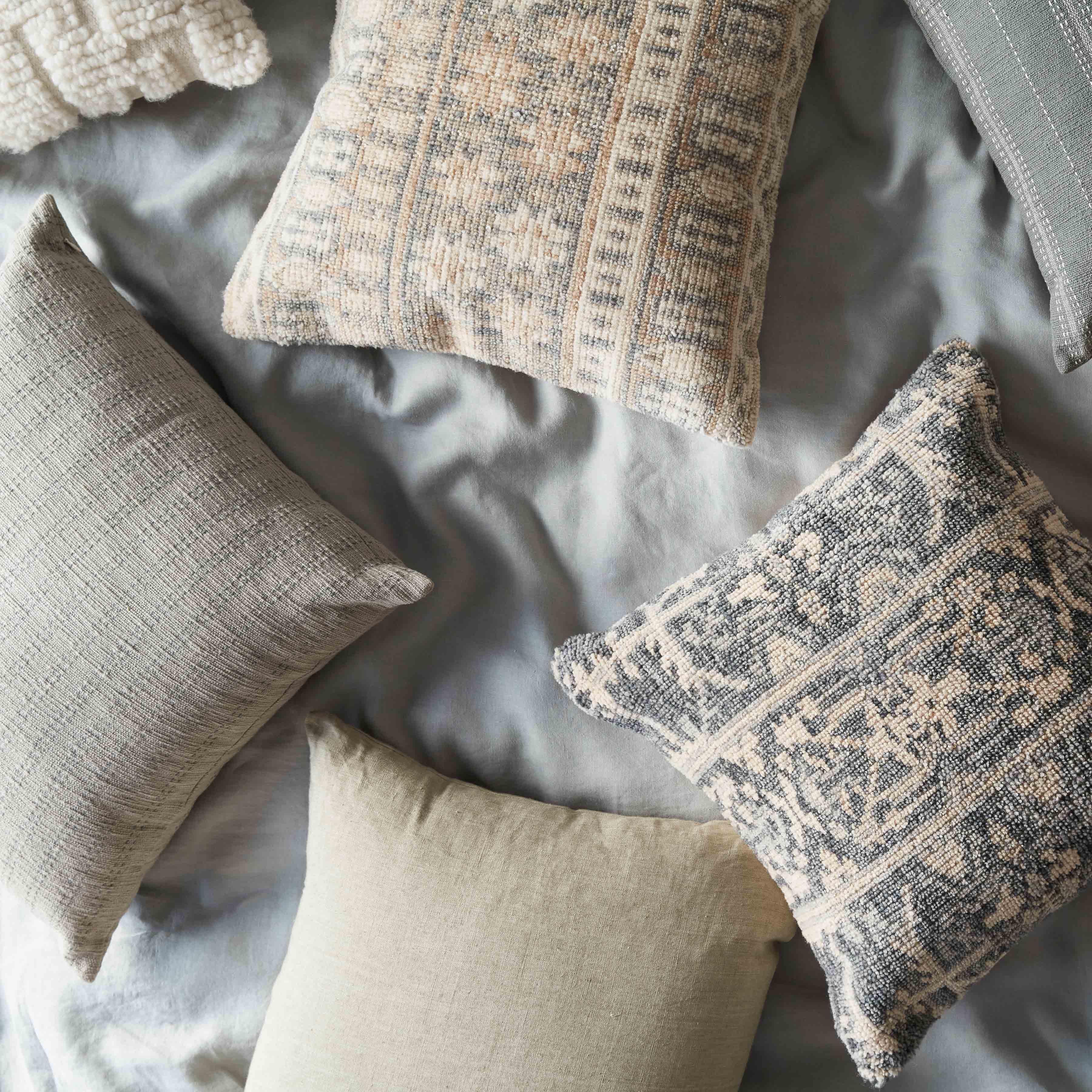 Refined Tonal Linen Decorative Pillow - Image 39