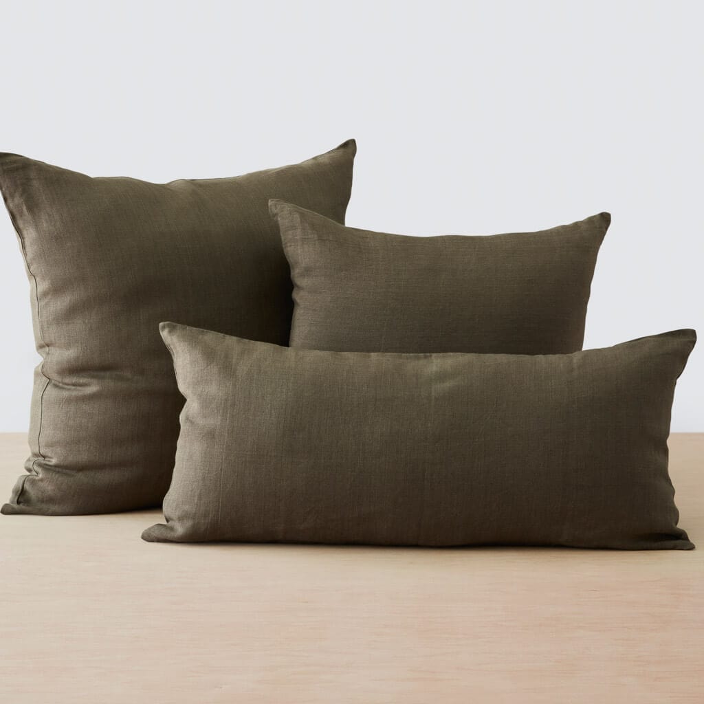 Refined Tonal Linen Decorative Pillow - Image 12