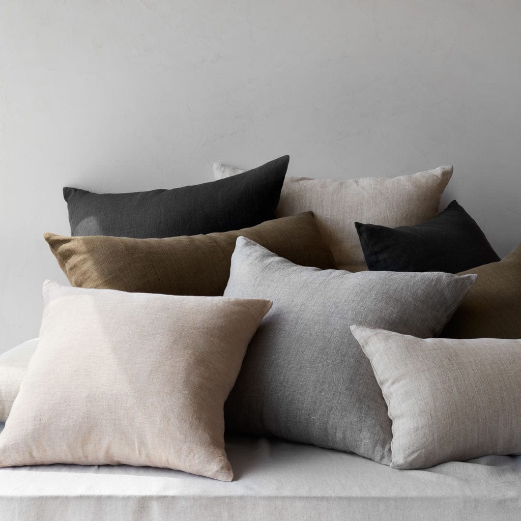 Refined Tonal Linen Decorative Pillow - Image 11