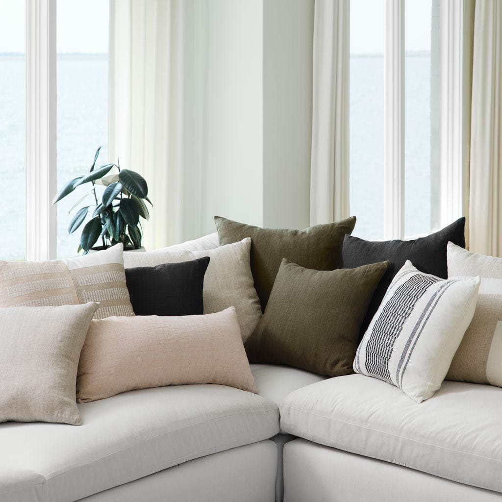 Refined Tonal Linen Decorative Pillow - Image 24