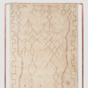 Textured Hand-Knotted Area Rug in Sand