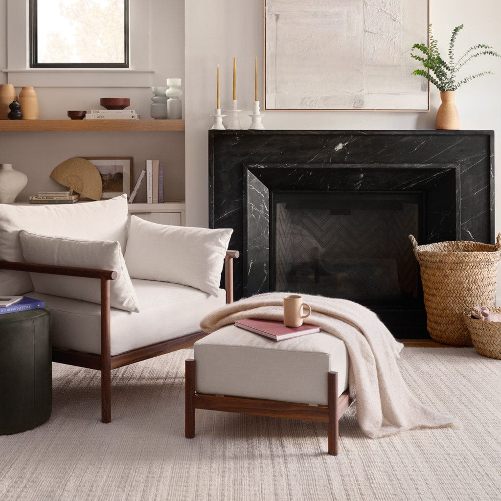 Natural Handwoven Wool Area Rug - Image 5
