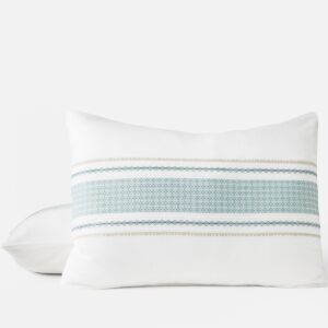 White Classic Textile Pillow Sham for Everyday Comfort