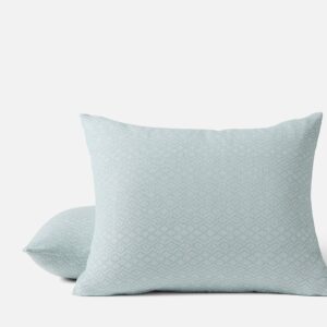 Pale Blue Classic Textile Pillow Sham for Everyday Comfort