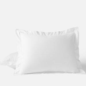 Alpine White Heirloom Organic Sateen Pillow Sham