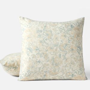 Coastal Blue Printed Textile Pillow Sham for Everyday Comfort