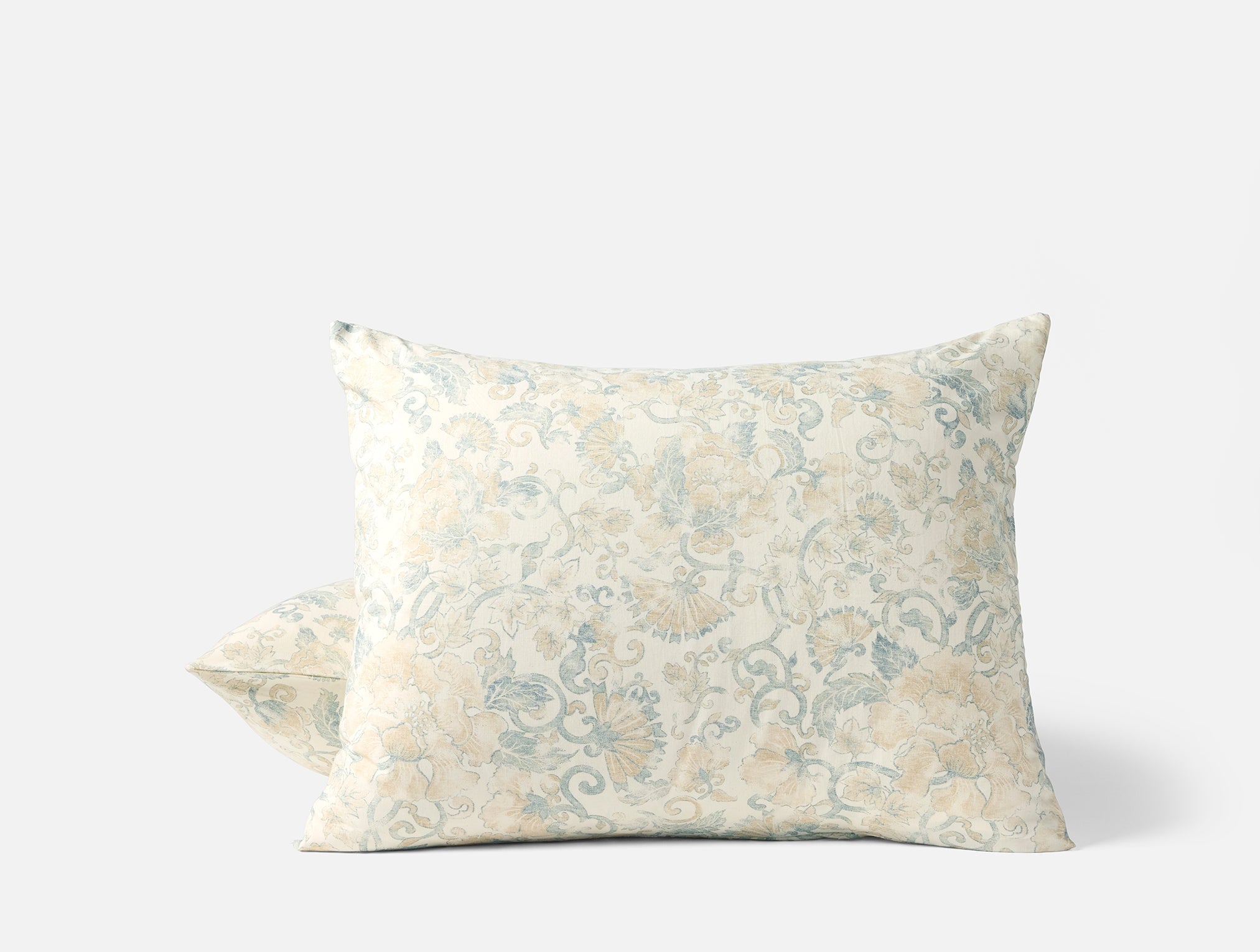 Coastal Blue Printed Textile Pillow Sham for Everyday Comfort - Image 4