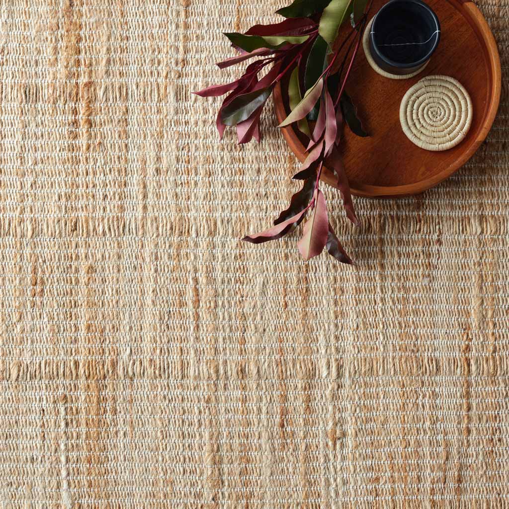 Minimal Handwoven Jute Accent Rug - Image 11