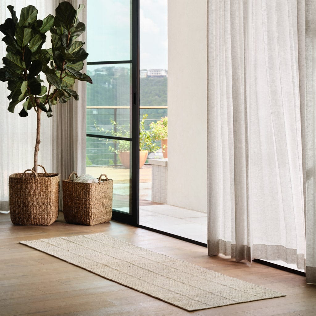 Minimal Handwoven Jute Accent Rug - Image 3