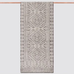 Coastal Hand-Knotted Wool Runner Rug