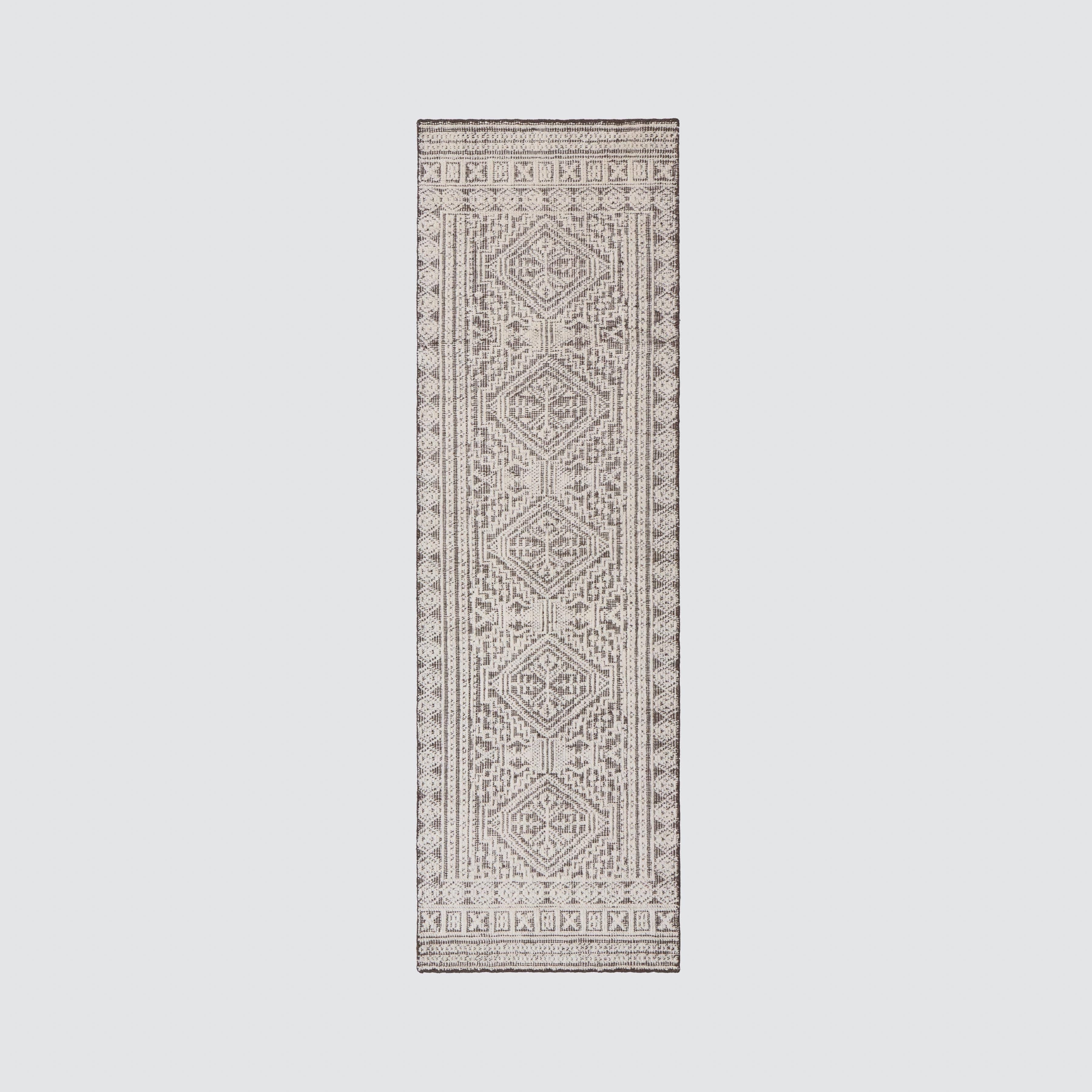 Coastal Hand-Knotted Wool Runner Rug - Image 3