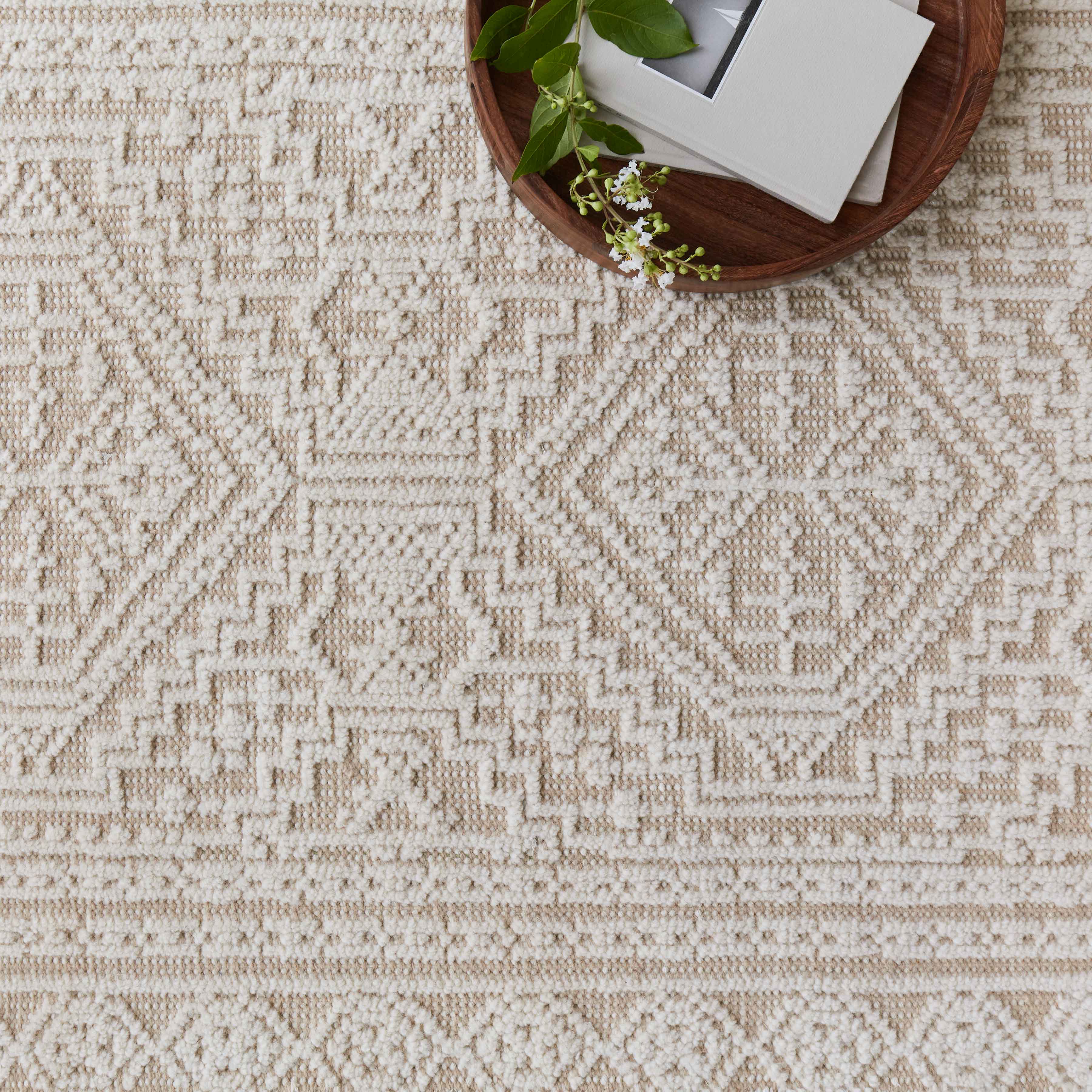 Coastal Hand-Knotted Wool Runner Rug - Image 5