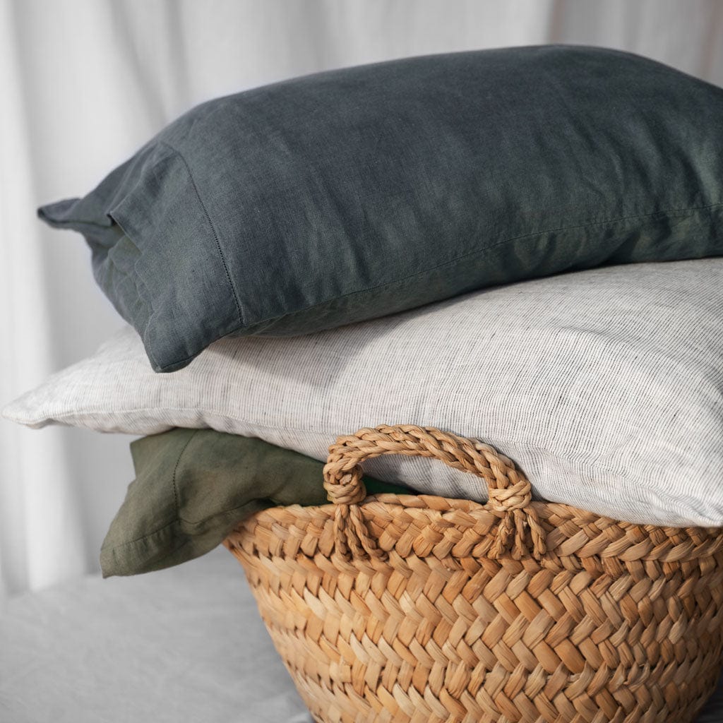 Refined Contemporary Linen Decorative Pillow - Image 110
