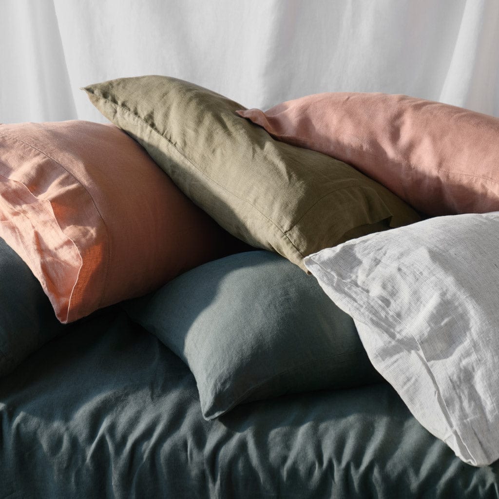 Refined Contemporary Linen Decorative Pillow - Image 115