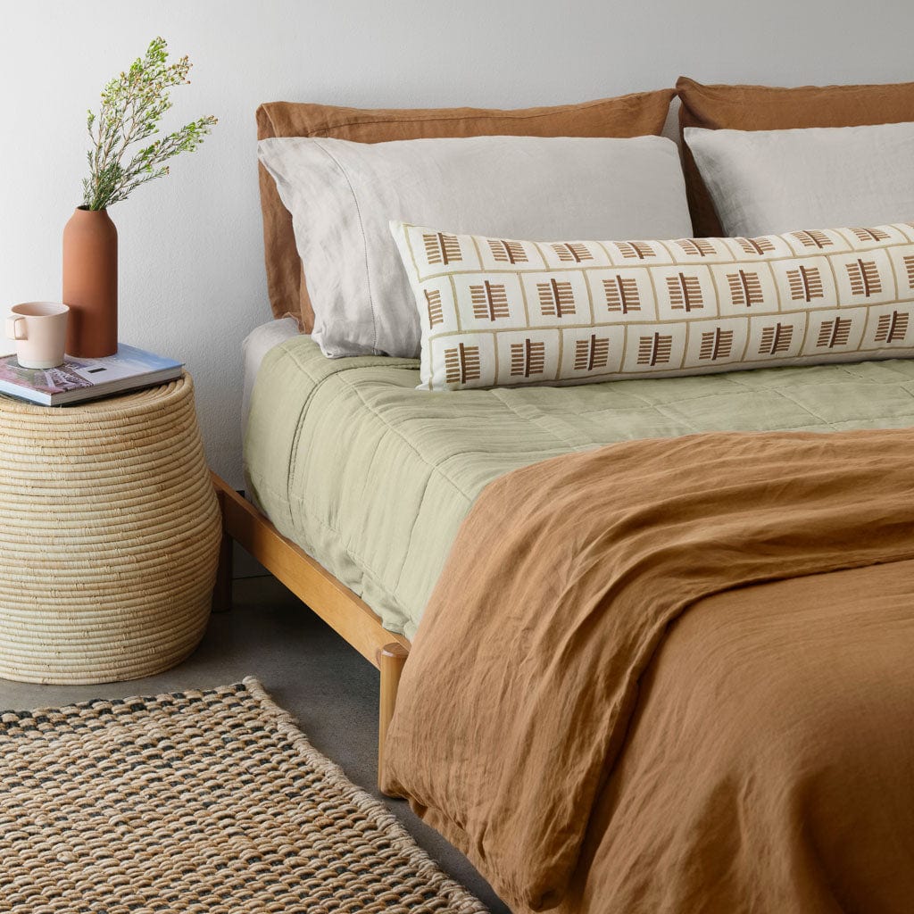 Refined Contemporary Linen Decorative Pillow - Image 96