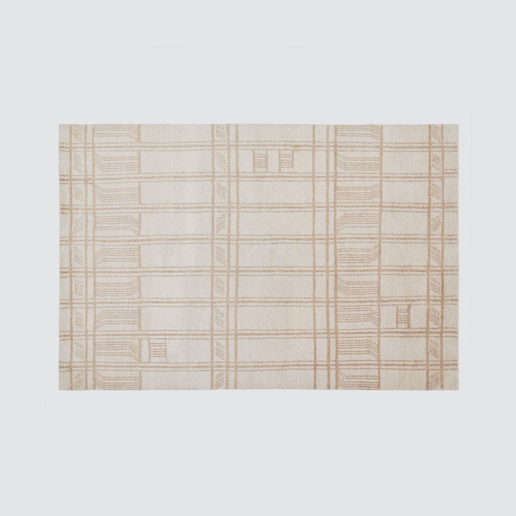 Minimal Hand-Knotted Area Rug in Olive - Image 8