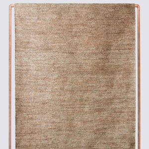 Subtle Handwoven Jute Area Rug in Natural