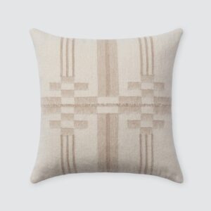 Refined Layered Woven Decorative Pillow