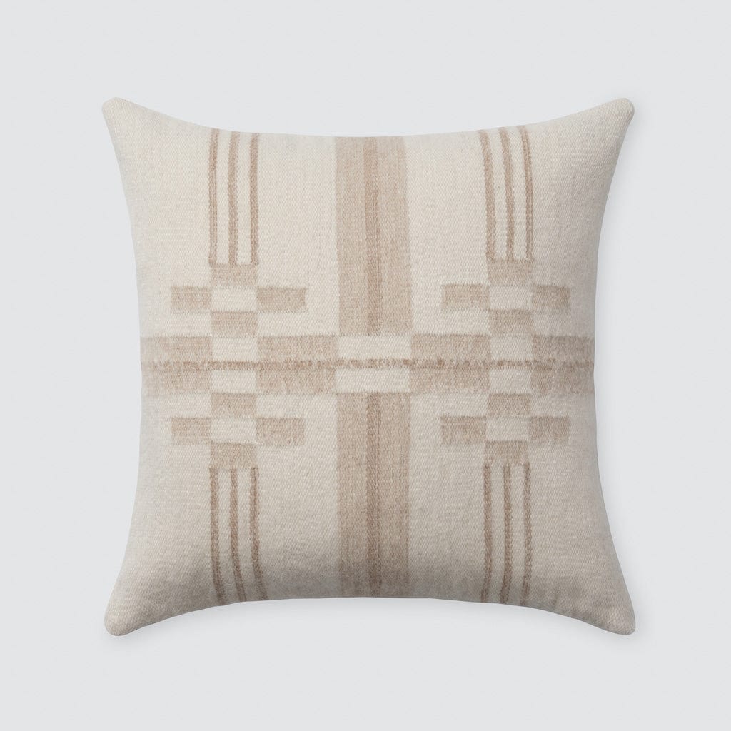 Refined Layered Woven Decorative Pillow