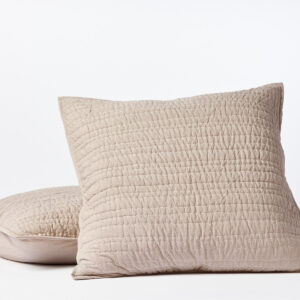 Hazel Handstitched Textile Pillow Sham for Everyday Comfort