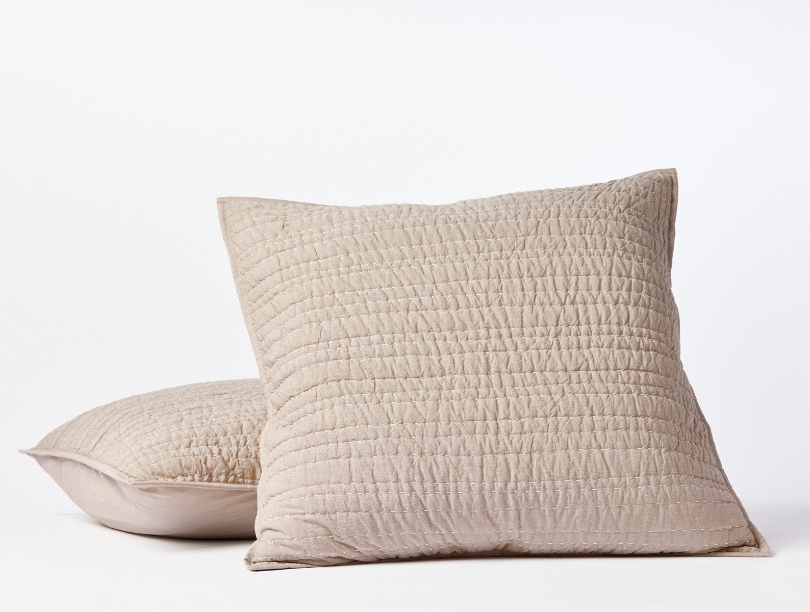 Hazel Handstitched Textile Pillow Sham for Everyday Comfort